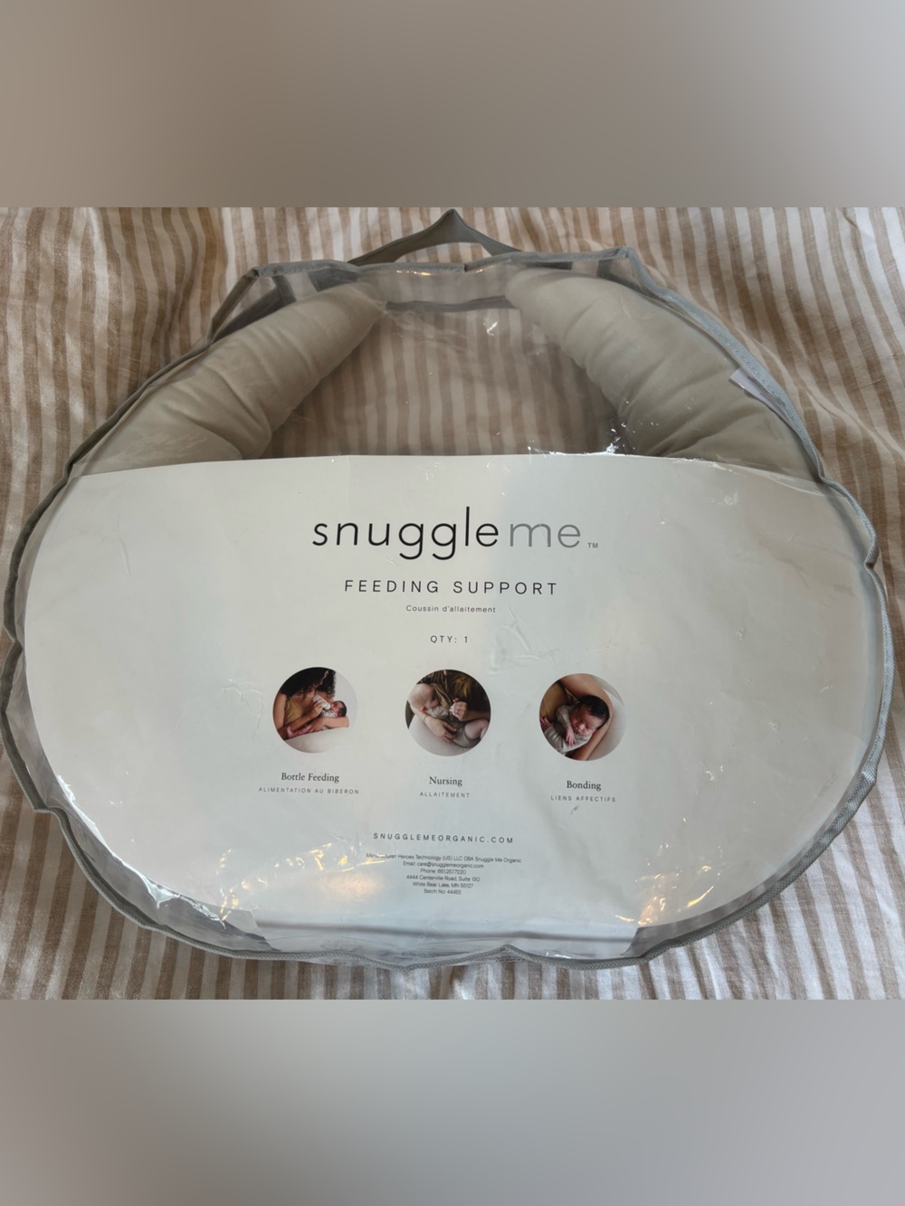 Snuggle Me Feeding Support Pillow - Sage